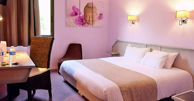 Chambre de l'hotel 3 etoiles Brive